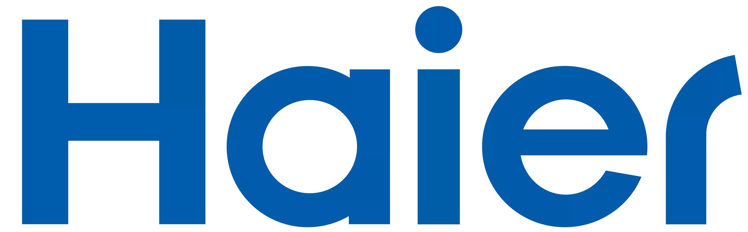 Logo de Haier, marque d'électroménager vendue par Radio Comptoir Électrique à la Roche-sur-Yon